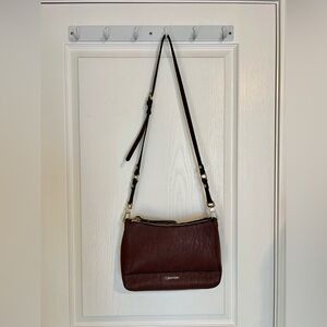 Calvin Klein Dark Brown Crossbody Bag